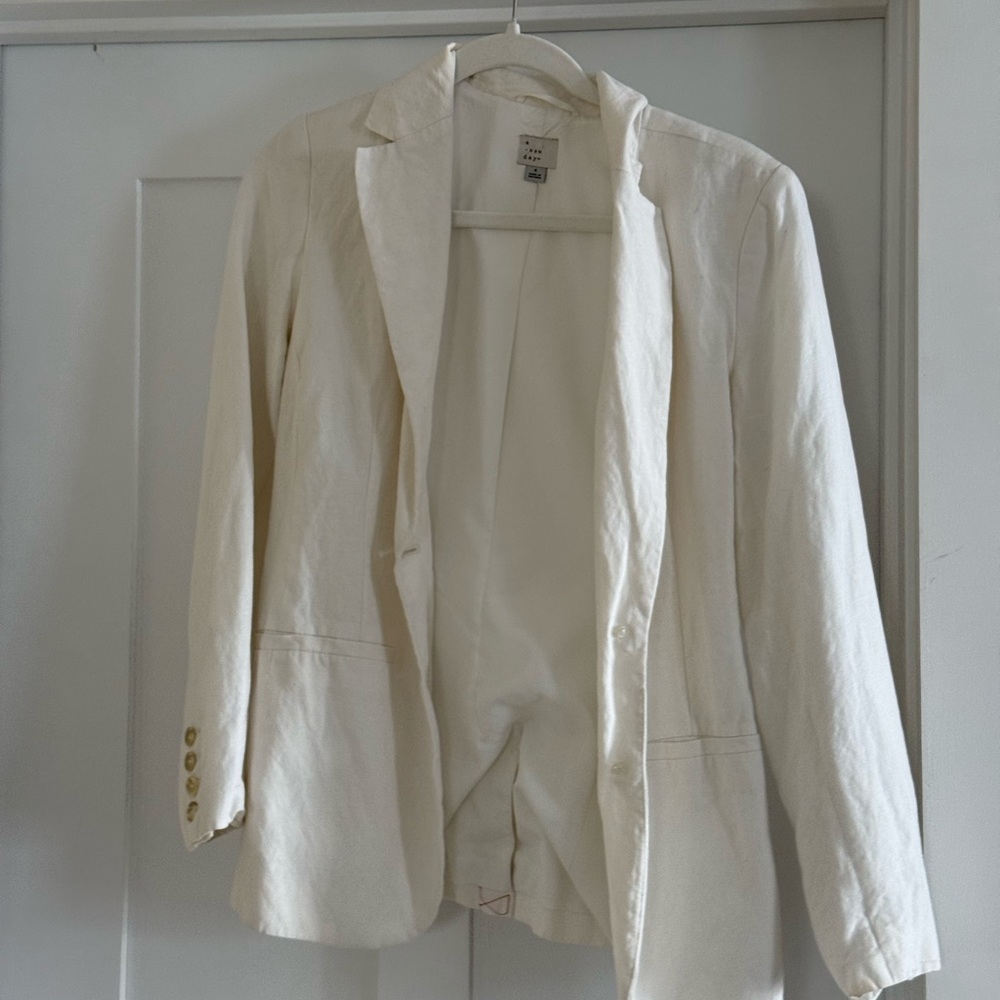 a new day Cream Lightweight Women's Blazer